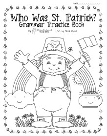 st. patrick's day grammar book cover