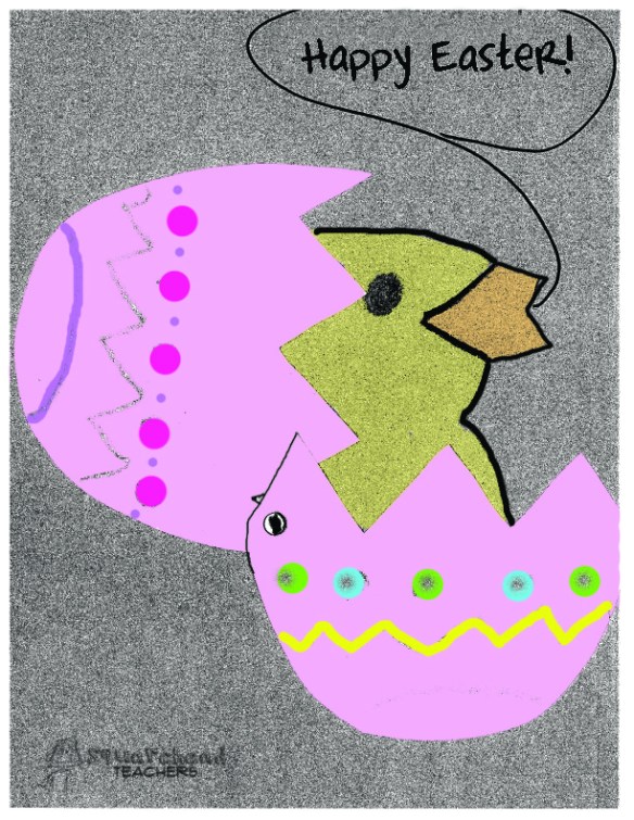 Eggbert the Easter egg cut out center3 copy