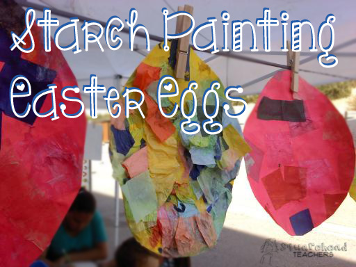 starch painting eggs 2