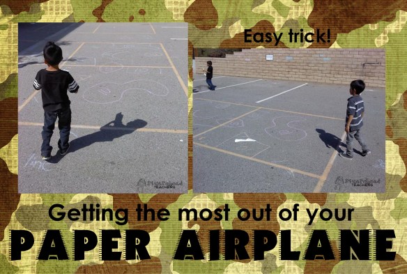 paper airplane targets