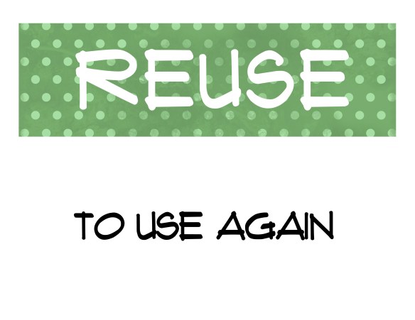 recycle- word strip 2