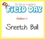 Station 1- sneetch ball