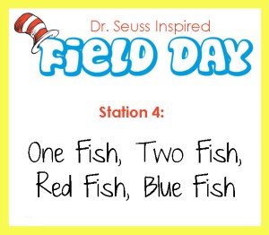 station 4- one fish two fish red fish blue fish