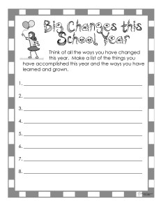 End of the year book 6