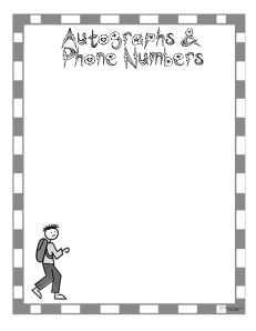 End of the year book 7