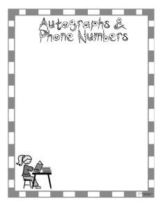 End of the year book 9