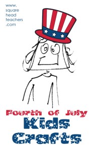 4th of July Kids Crafts sticker