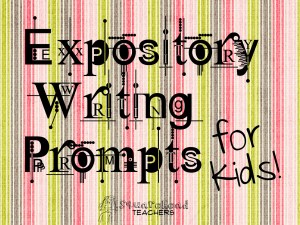 expos. writing prompts for kids