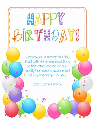 Birthday Card -2 coupon