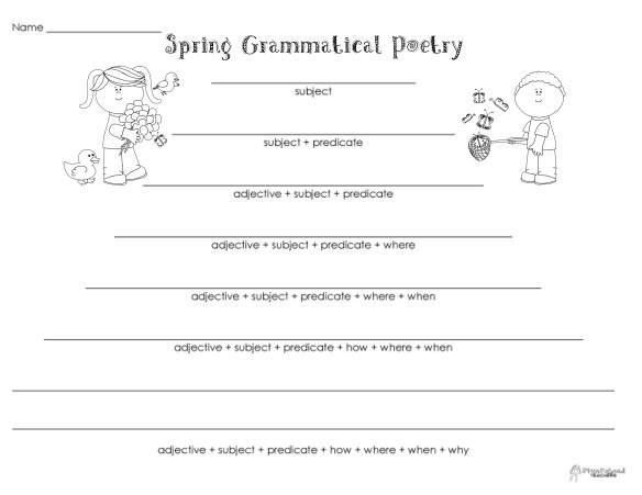 Grammatical Poetry- Spring