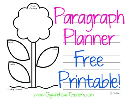 Flower Paragraph Planner sticker