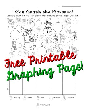 I Can Graph the Pictures- Winter 2 STICKER