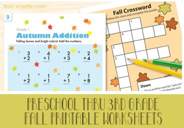 Snapfish worksheets STICKER