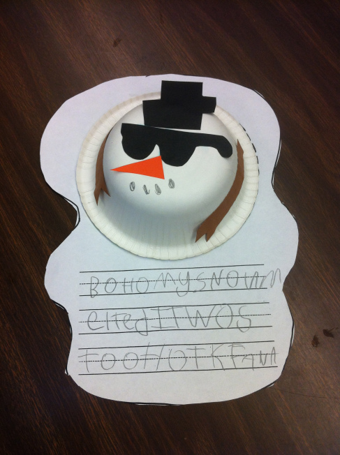 melted snowman craft 2