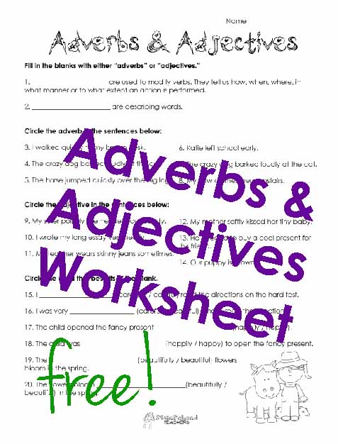 adjectives | Squarehead Teachers