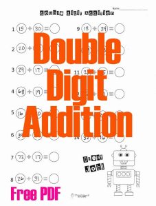 Double Digit Addition Robot STICKER