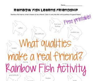 Rainbow Fish- Friendship STICKER
