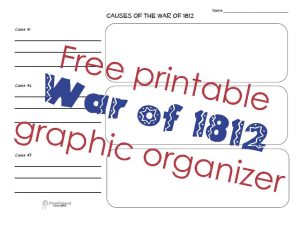 War 1812 G.O.  STICKER