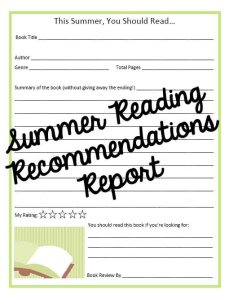 summer reading STICKER
