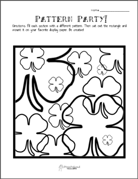 Clover Pattern STICKER