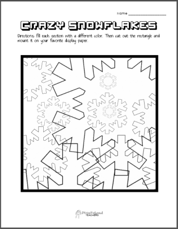 Snowflake Pattern Art STICKER