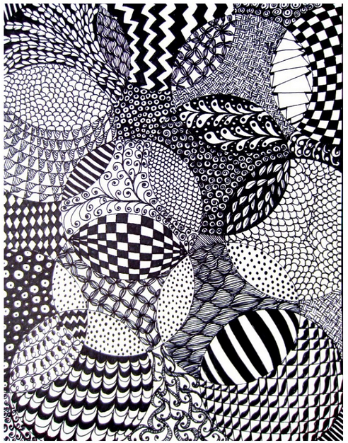 Zentangle by Tiny Rotten Peanuts