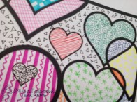 Pattern hearts