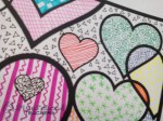 Pattern hearts