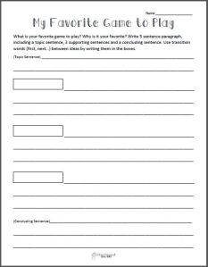 favorite game STICKER