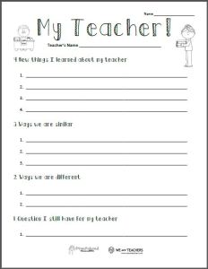 Get to Know Your Teacher preview