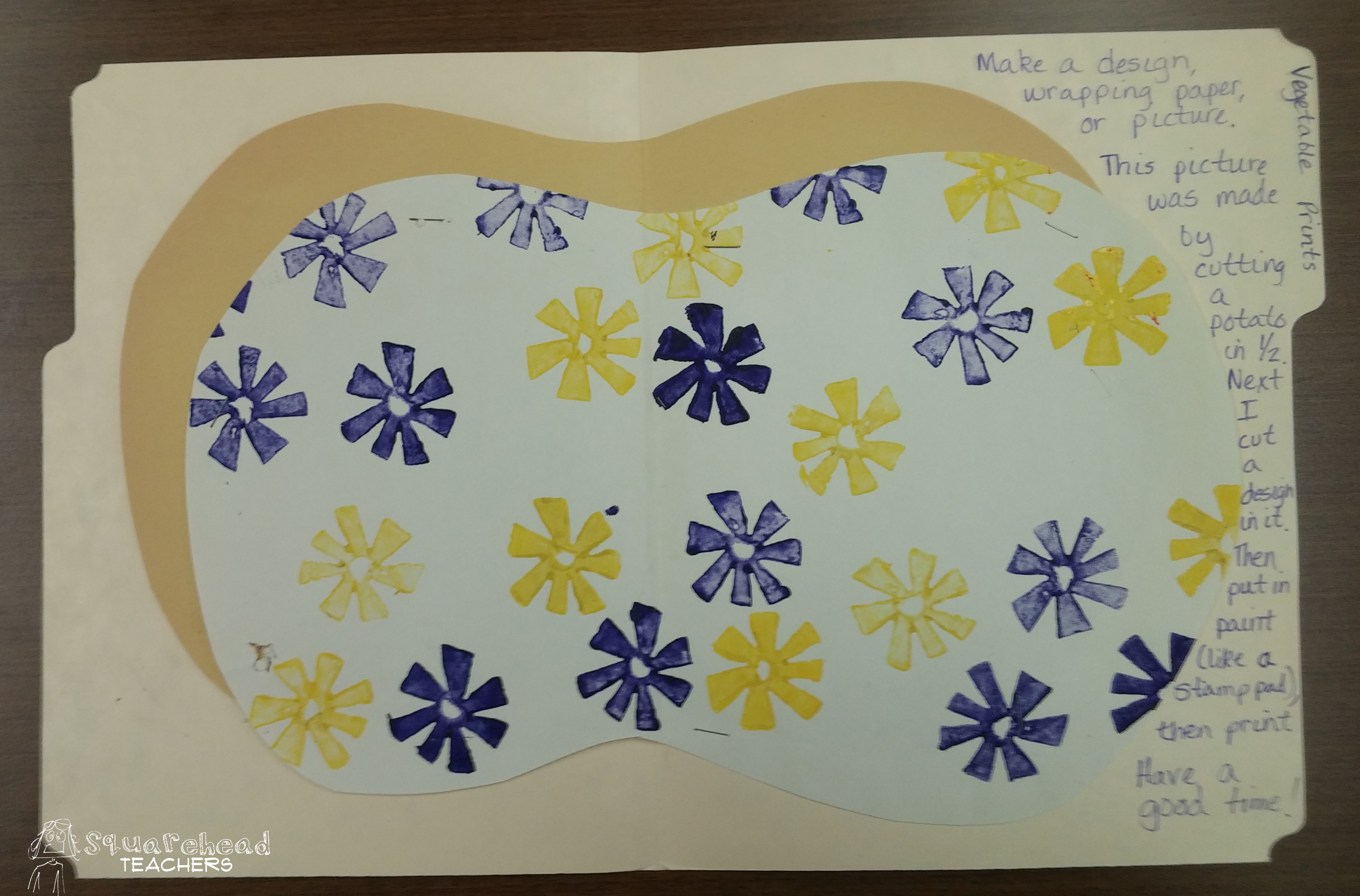 Craft Folder Example Art/Craft Activity File Folders (Photos Only) | Squarehead Teachers